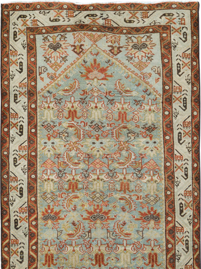 Vintage Persian Malayer Long Runner, No.26353 - Gsblank