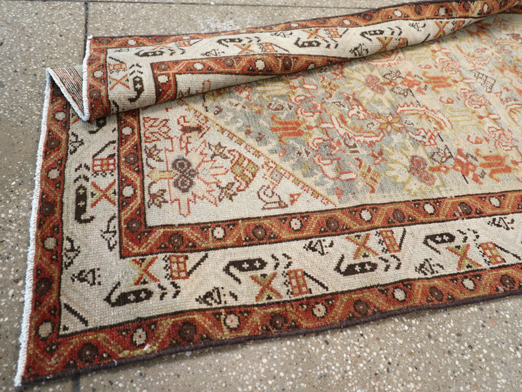 Vintage Persian Malayer Long Runner, No.26353 - Gsblank