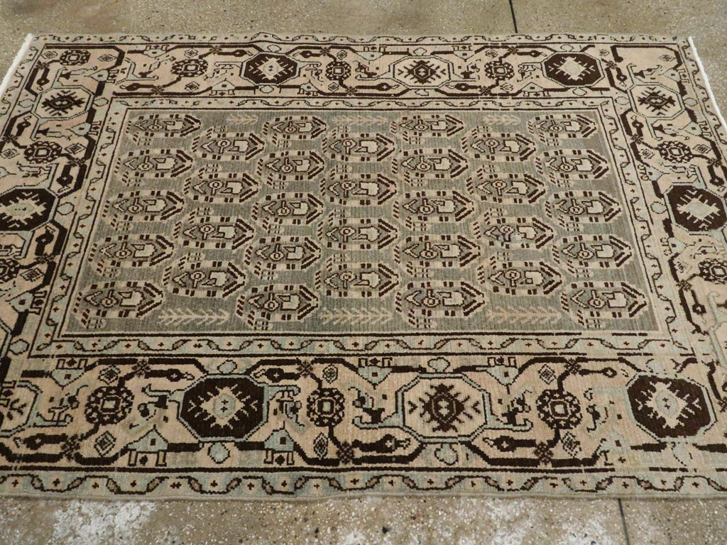 Vintage Persian Malayer Rug, No.26354 - Gsblank