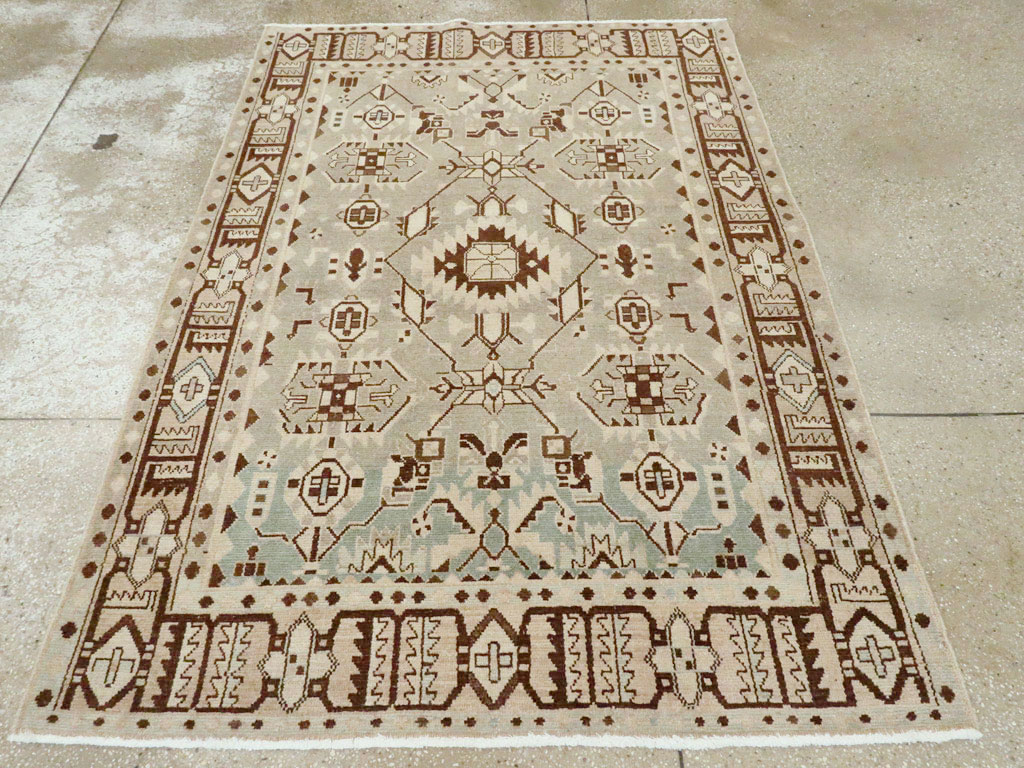 Vintage Persian Malayer Rug, No.26357 - Gsblank