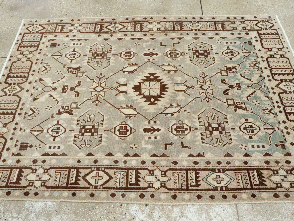 Vintage Persian Malayer Rug, No.26357 - Gsblank