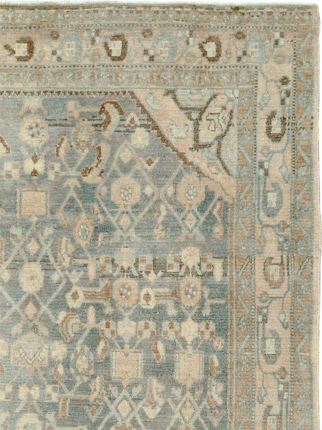 Vintage Persian Malayer Accent Rug, No.26358 - Gsblank