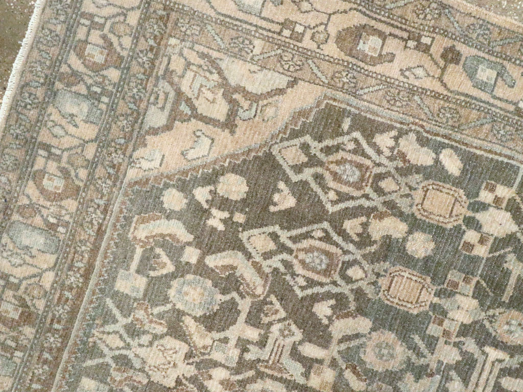 Vintage Persian Malayer Accent Rug, No.26358 - Gsblank