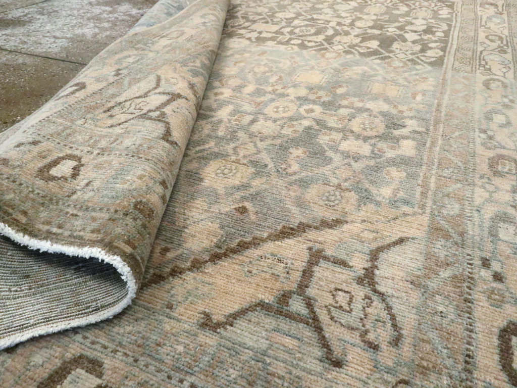 Vintage Persian Malayer Accent Rug, No.26358 - Gsblank