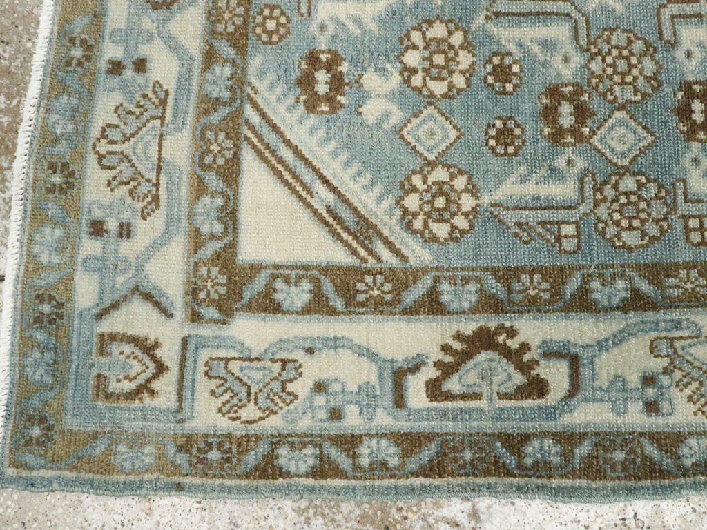Vintage Persian Malayer Throw Rug, No.26371 - Gsblank