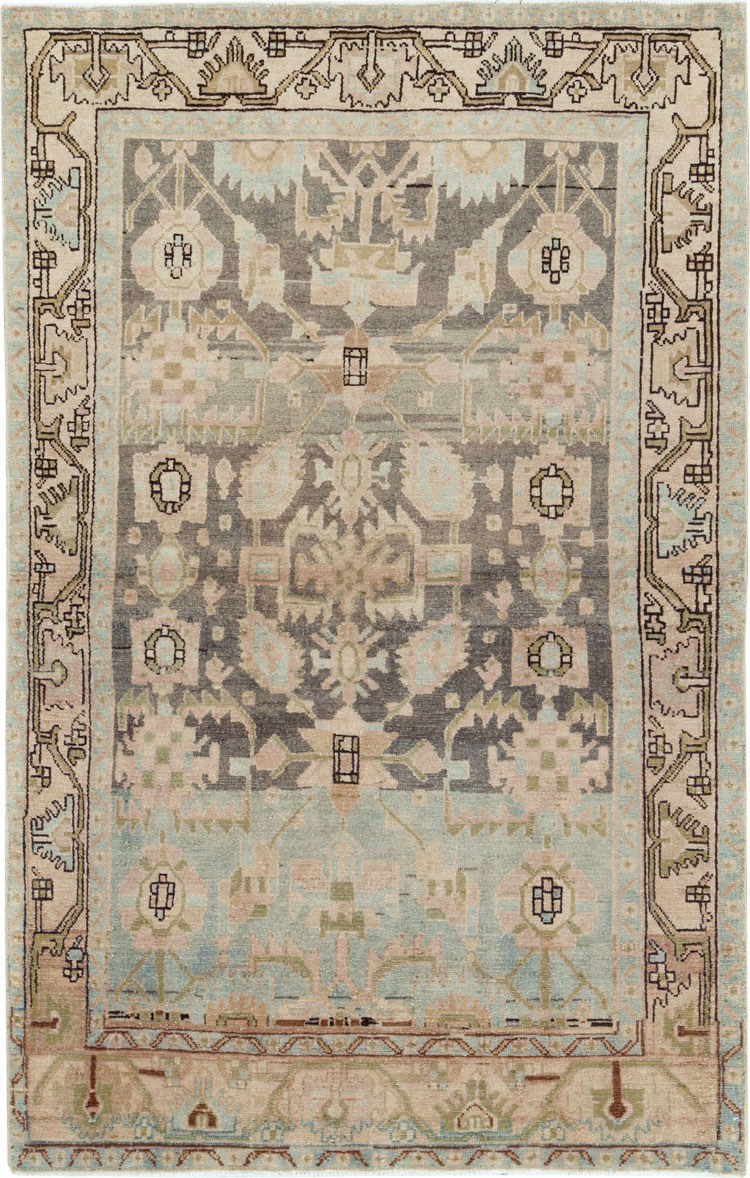 Vintage Persian Malayer Rug, No.26372 - Gsblank