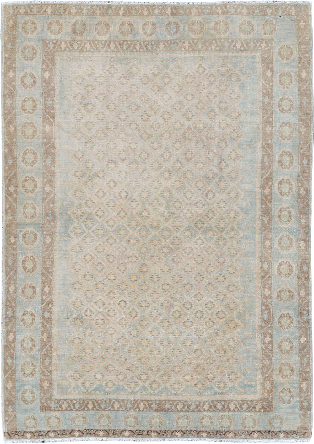 Vintage Persian Malayer Accent Rug, No.26377 - Gsblank