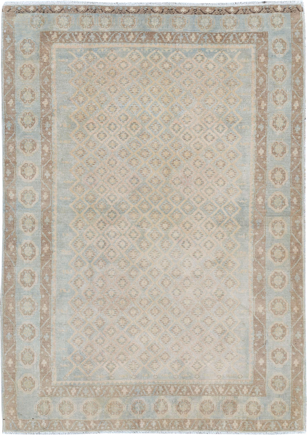 Vintage Persian Malayer Accent Rug, No.26377 - Gsblank
