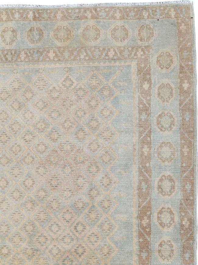 Vintage Persian Malayer Accent Rug, No.26377 - Gsblank