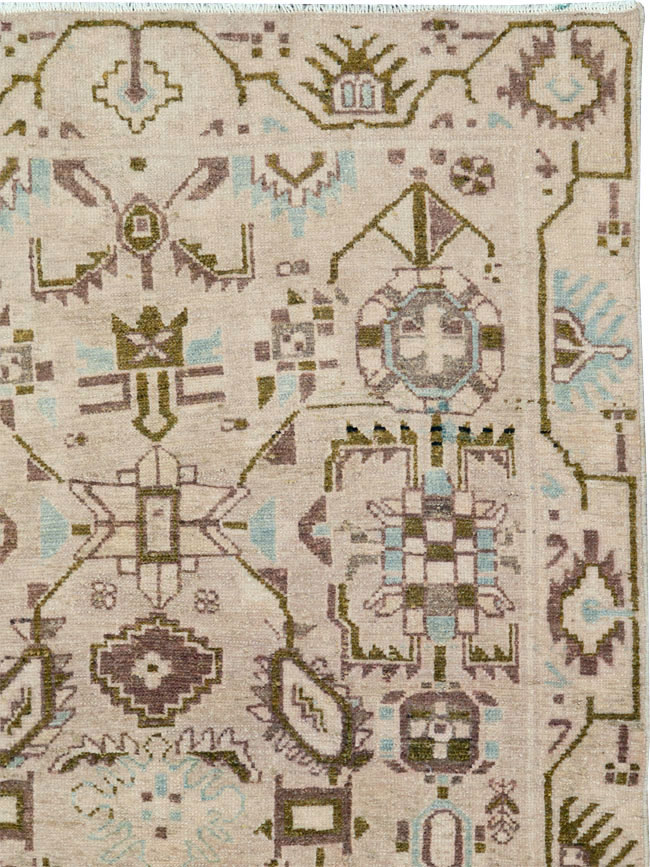 Vintage Persian Malayer Rug, No.26382 - Gsblank