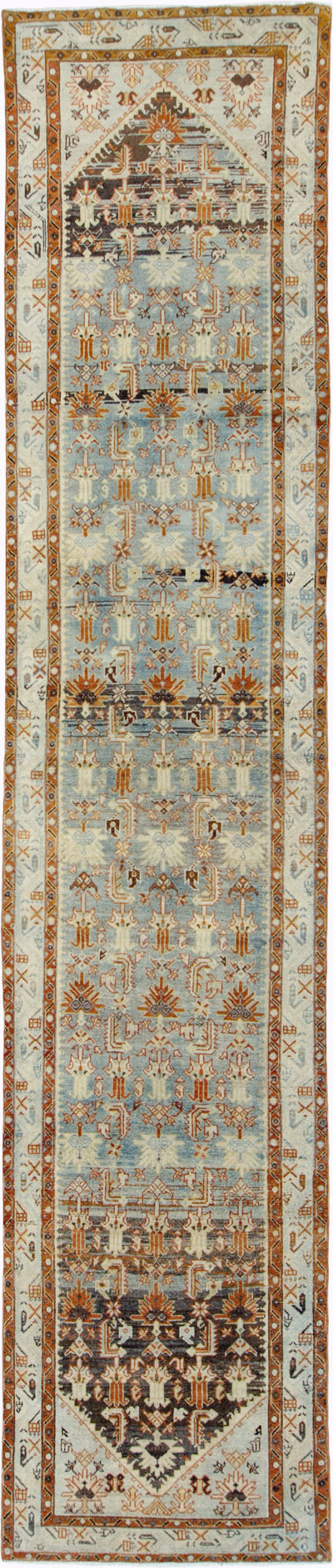 Vintage Persian Malayer Runner, No.26384 - Gsblank
