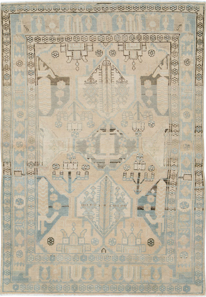 Vintage Persian Malayer Rug, No.26386 - Gsblank