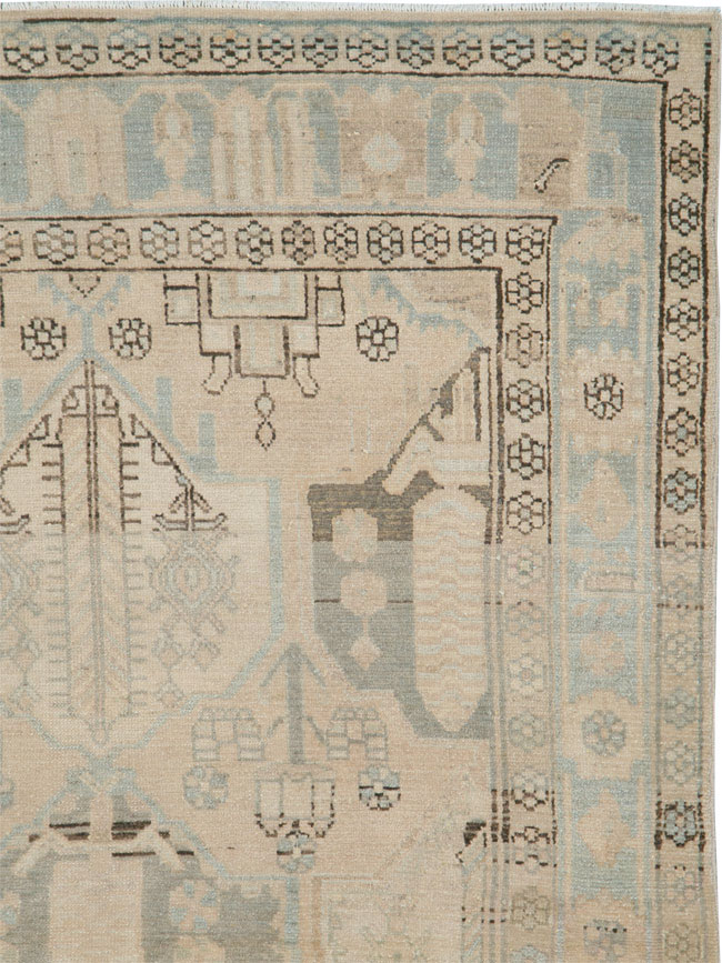 Vintage Persian Malayer Rug, No.26386 - Gsblank