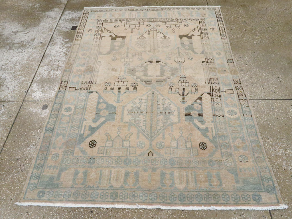Vintage Persian Malayer Rug, No.26386 - Gsblank