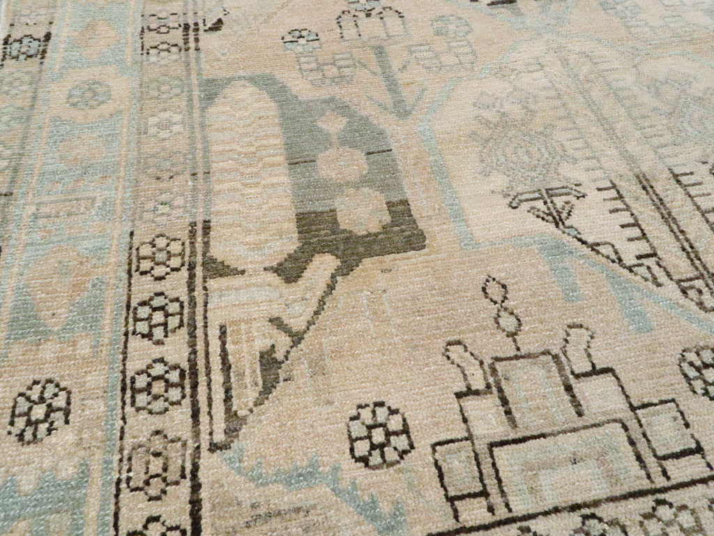 Vintage Persian Malayer Rug, No.26386 - Gsblank