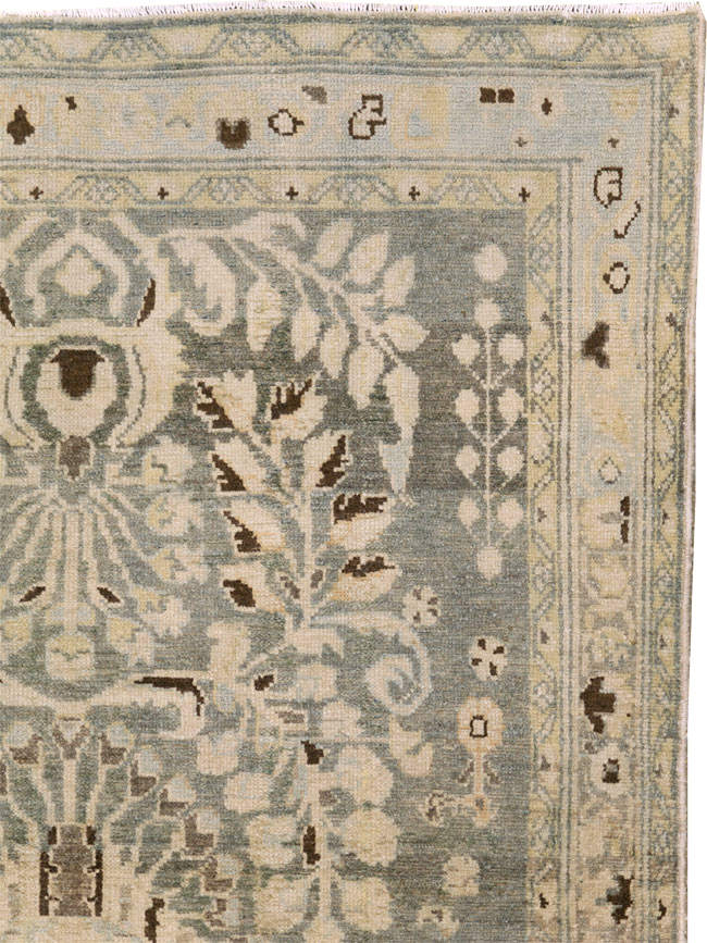 Vintage Persian Malayer Accent Rug, No.26394 - Gsblank