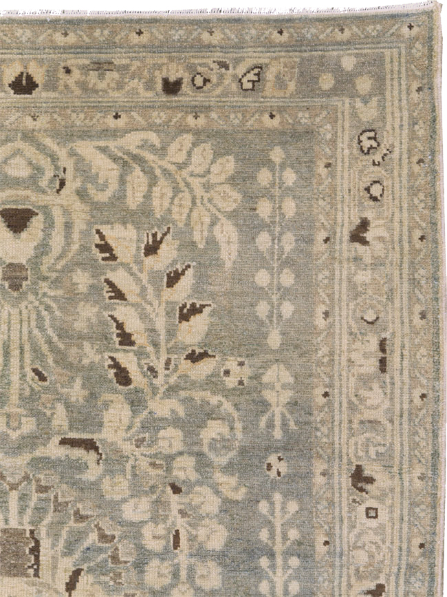 Vintage Persian Malayer Accent Rug, No.26394 - Gsblank