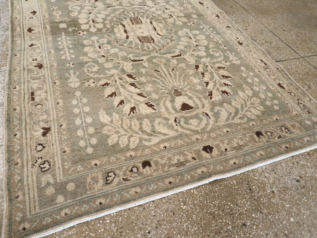 Vintage Persian Malayer Accent Rug, No.26394 - Gsblank