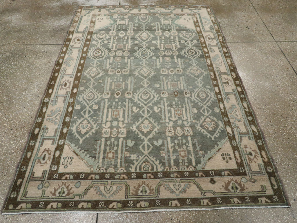 Vintage Persian Malayer Rug, No.26401 - Gsblank