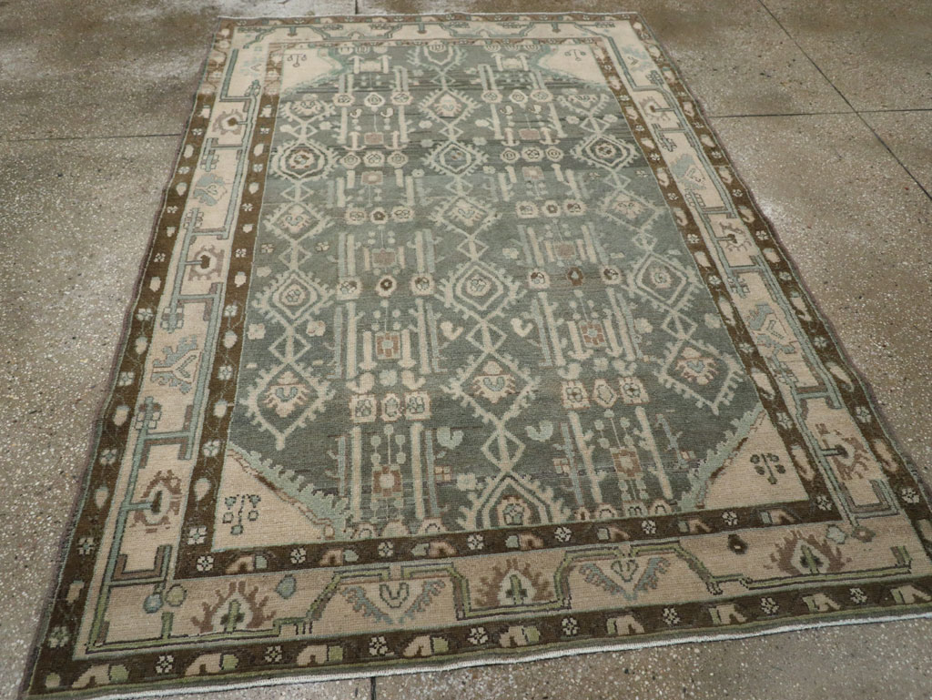 Vintage Persian Malayer Rug, No.26401 - Gsblank