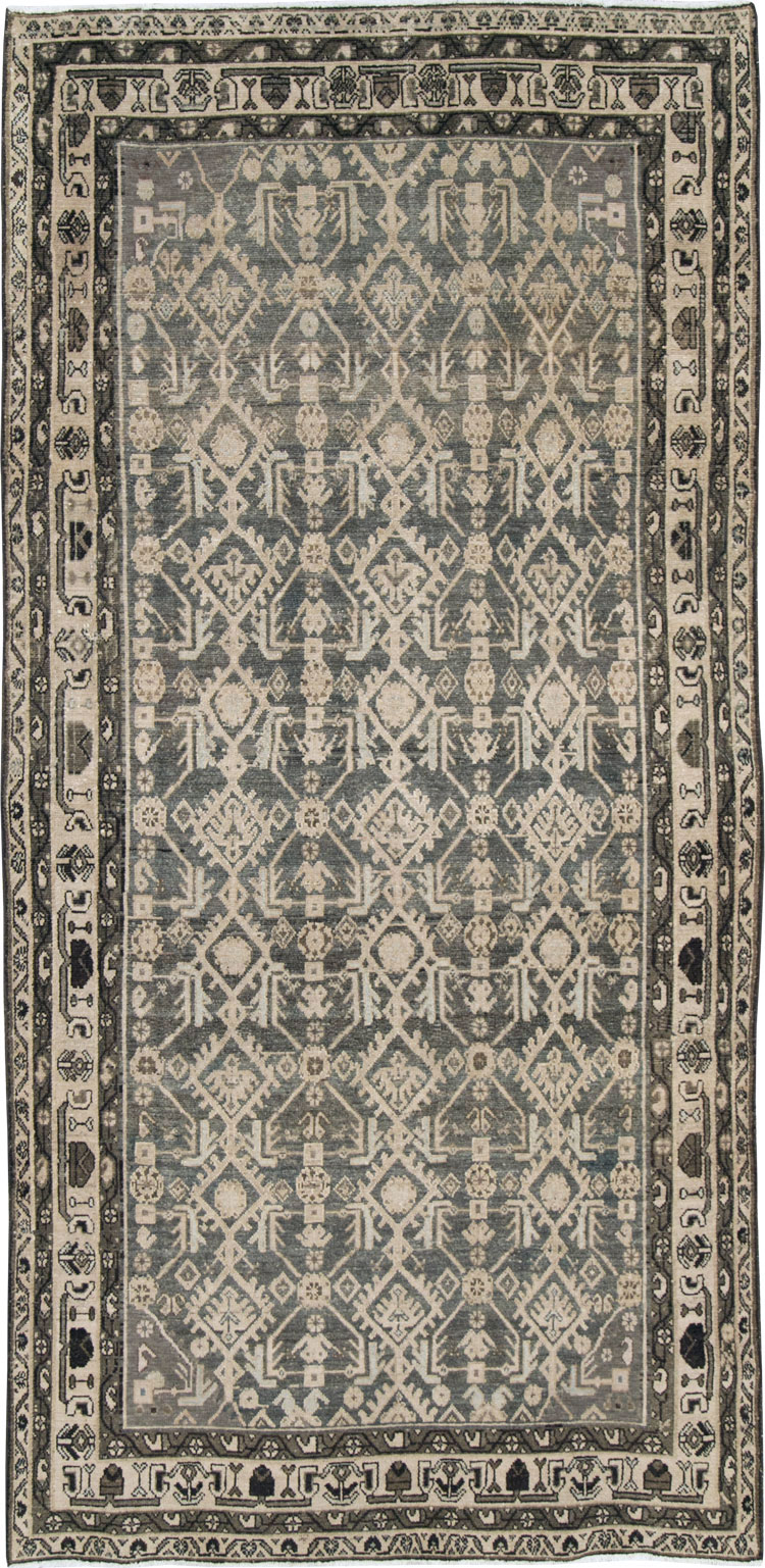Vintage Persian Malayer Gallery Carpet, No.26403 - Gsblank