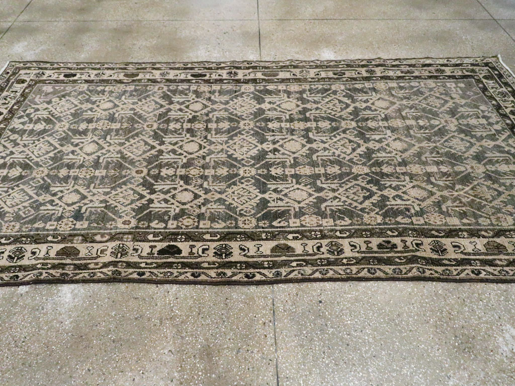 Vintage Persian Malayer Gallery Carpet, No.26403 - Gsblank
