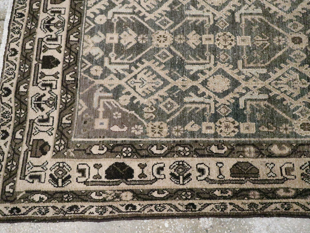 Vintage Persian Malayer Gallery Carpet, No.26403 - Gsblank