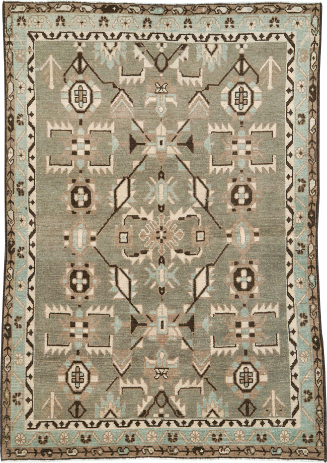 Vintage Persian Malayer Rug, No.26406 - Gsblank