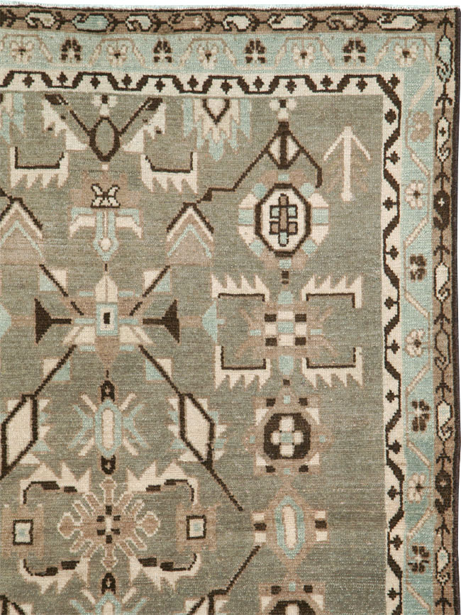 Vintage Persian Malayer Rug, No.26406 - Gsblank