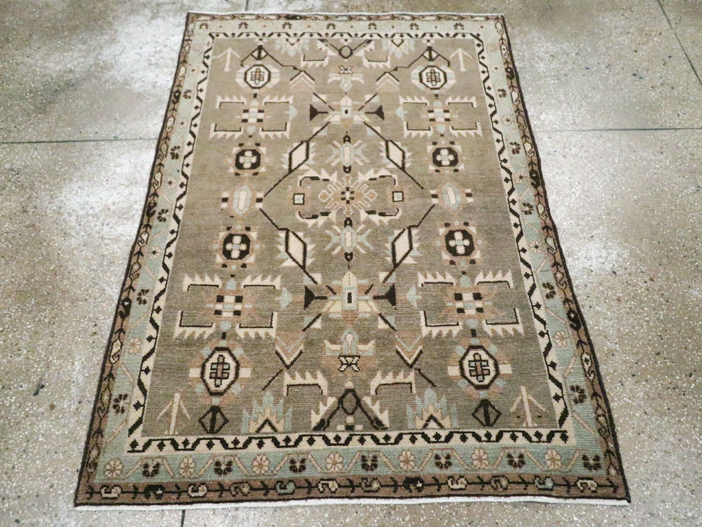Vintage Persian Malayer Rug, No.26406 - Gsblank
