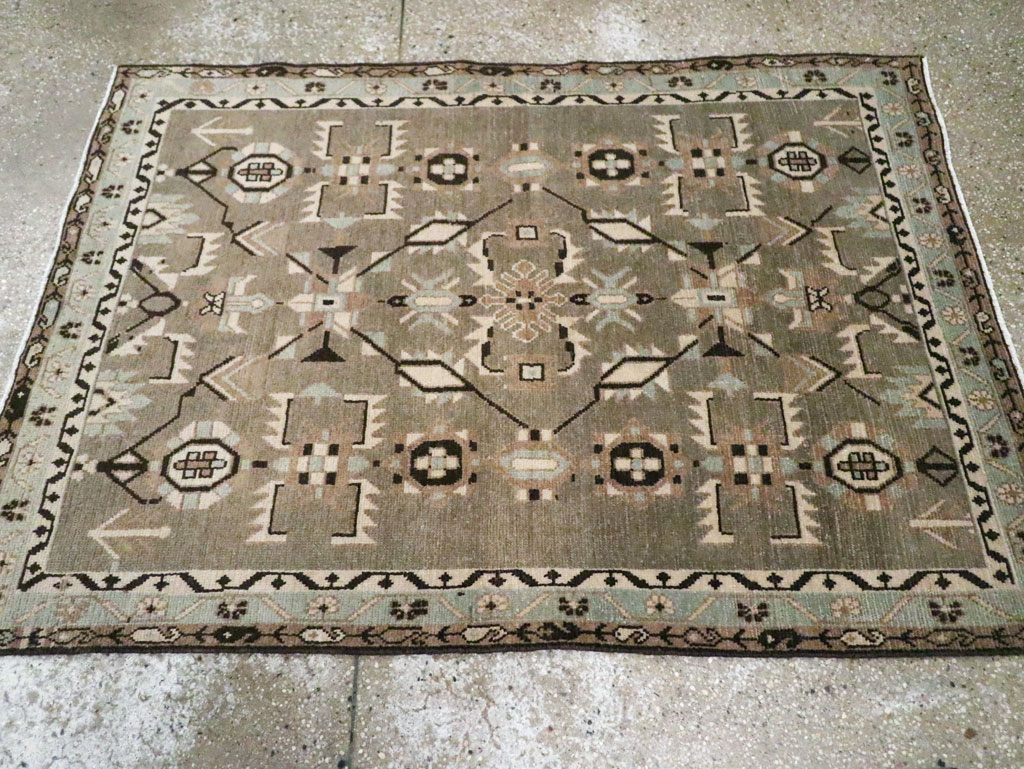 Vintage Persian Malayer Rug, No.26406 - Gsblank