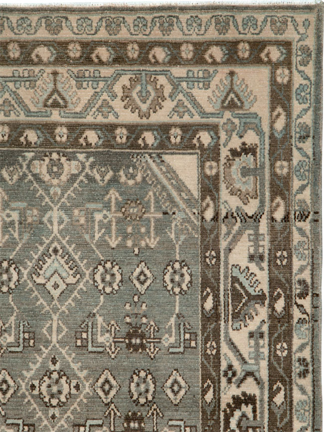 Vintage Persian Malayer Rug, No.26407 - Gsblank