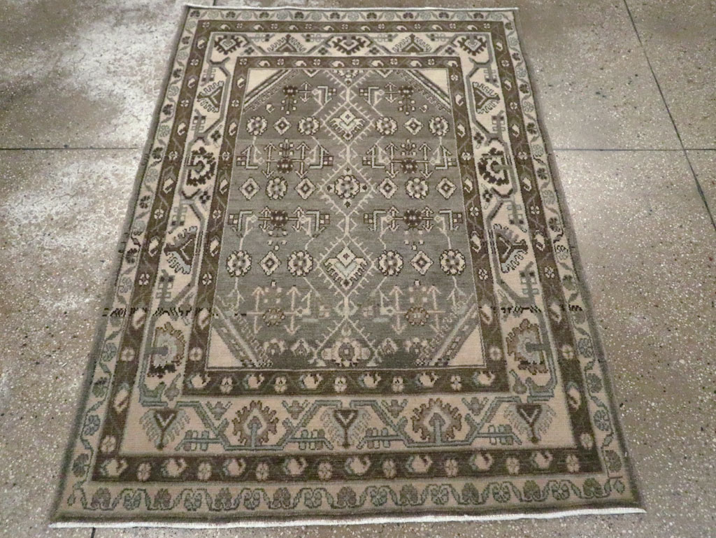 Vintage Persian Malayer Rug, No.26407 - Gsblank