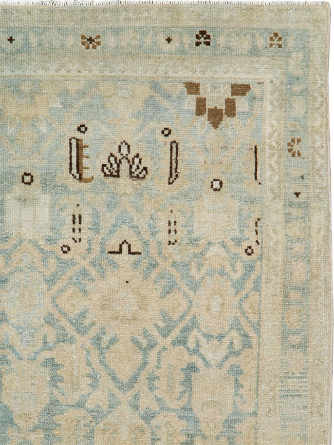 Vintage Persian Malayer Throw Rug, No.26408 - Gsblank