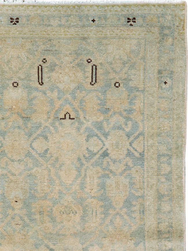 Vintage Persian Malayer Throw Rug, No.26408 - Gsblank