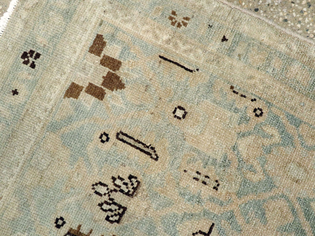 Vintage Persian Malayer Throw Rug, No.26408 - Gsblank