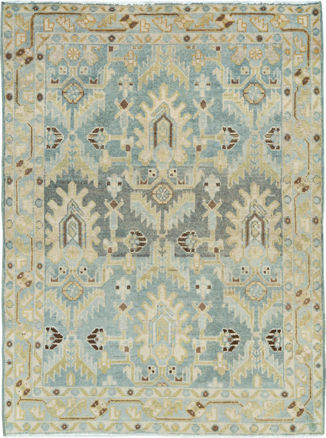 Vintage Persian Malayer Throw Rug, No.26409 - Gsblank