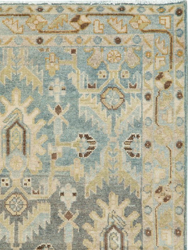 Vintage Persian Malayer Throw Rug, No.26409 - Gsblank