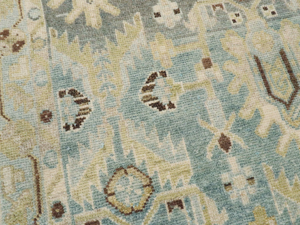 Vintage Persian Malayer Throw Rug, No.26409 - Gsblank