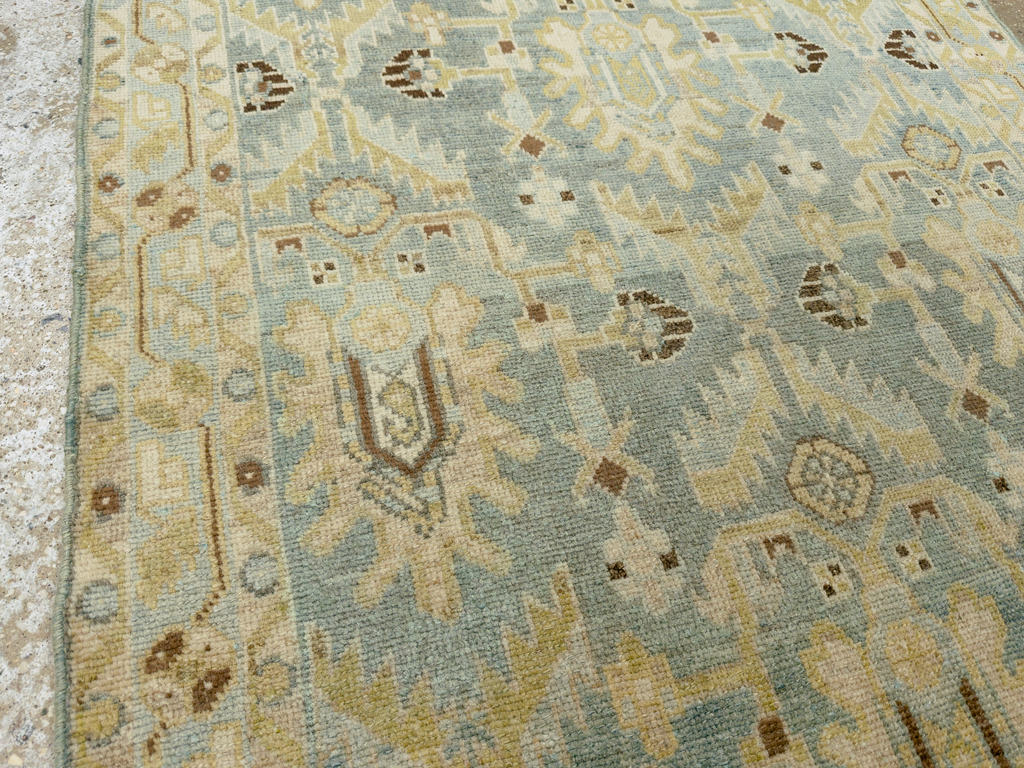 Vintage Persian Malayer Throw Rug, No.26409 - Gsblank