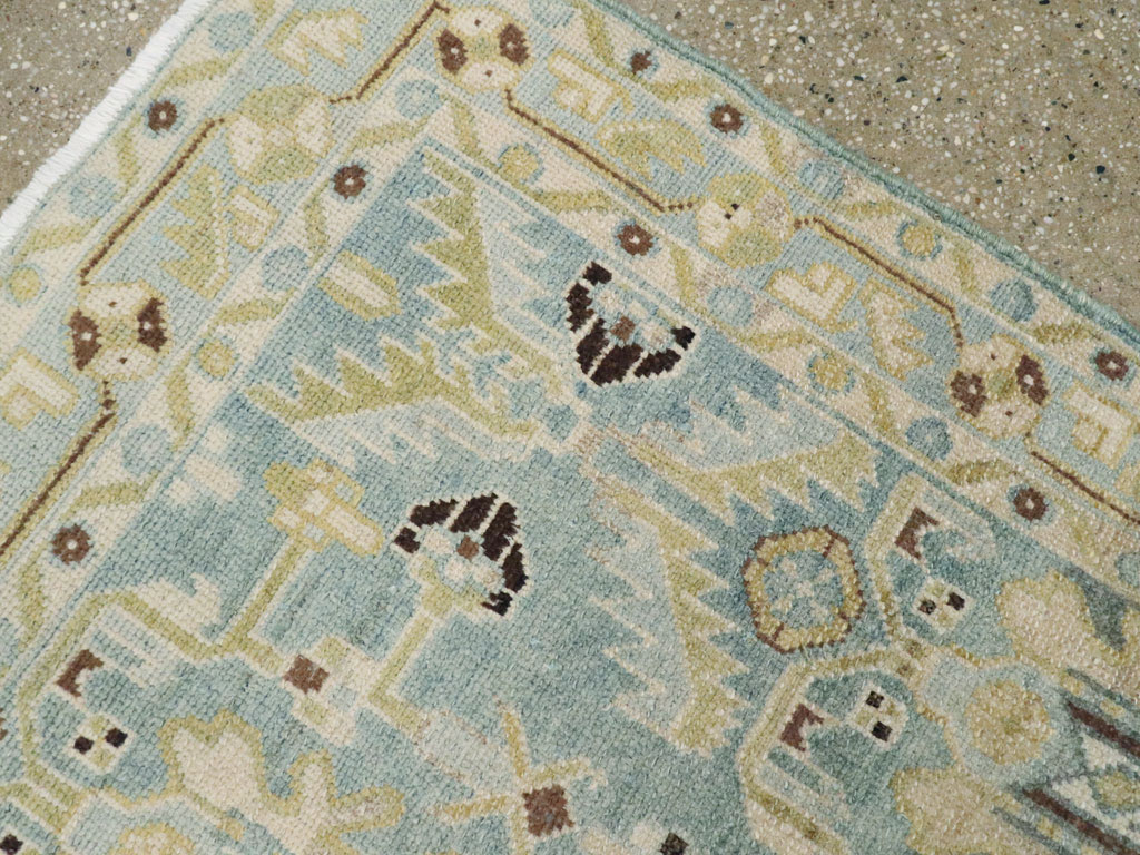 Vintage Persian Malayer Throw Rug, No.26409 - Gsblank