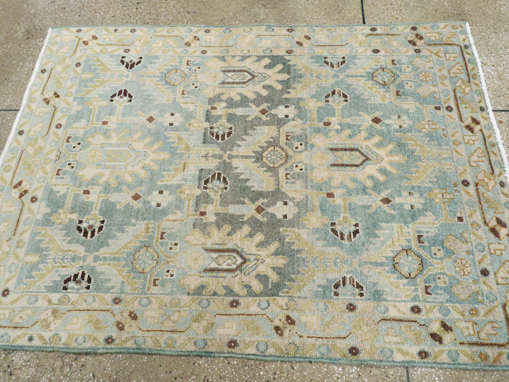Vintage Persian Malayer Throw Rug, No.26409 - Gsblank