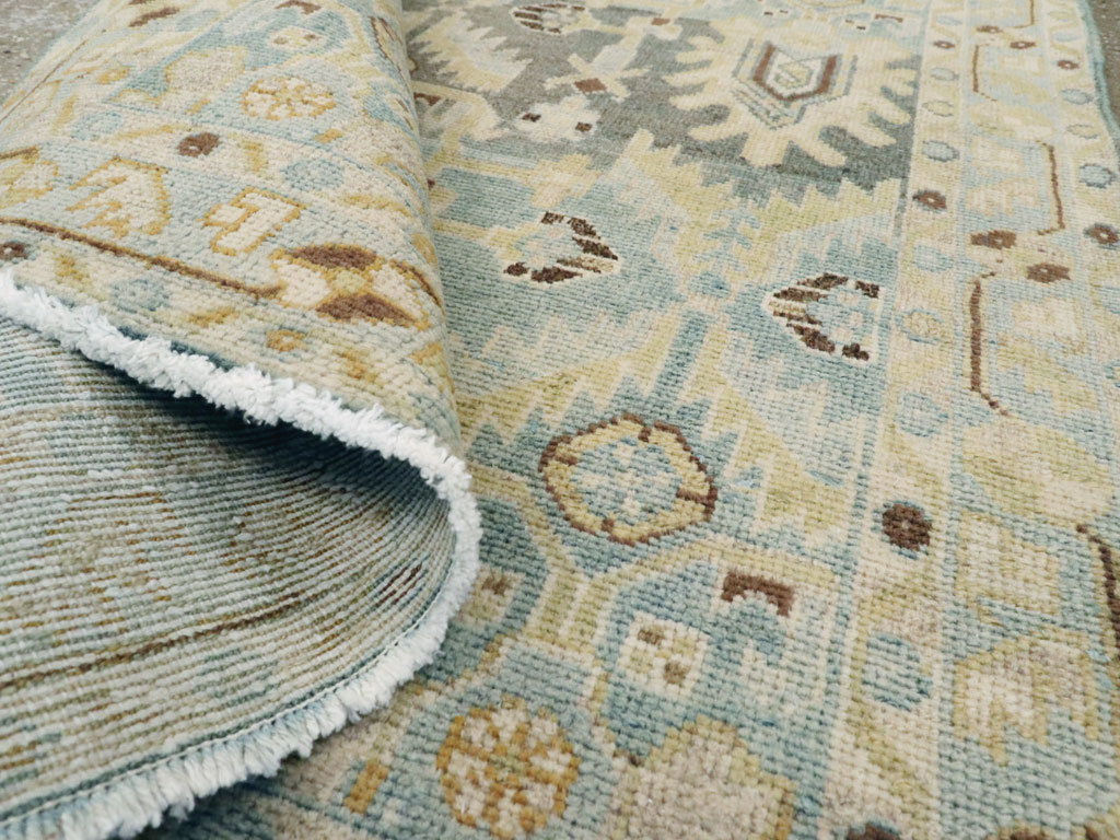 Vintage Persian Malayer Throw Rug, No.26409 - Gsblank