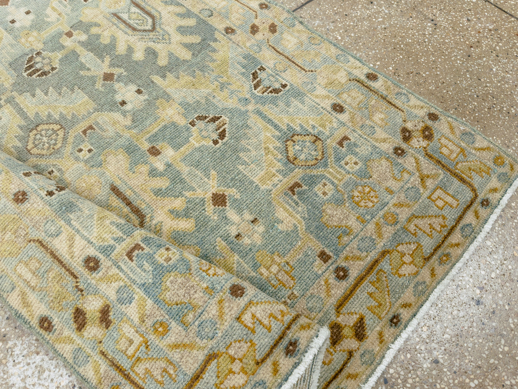 Vintage Persian Malayer Throw Rug, No.26409 - Gsblank