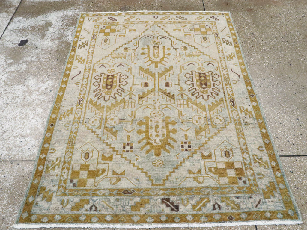 Vintage Persian Malayer Rug (Pair: 1 of 2), No.26410 - Gsblank