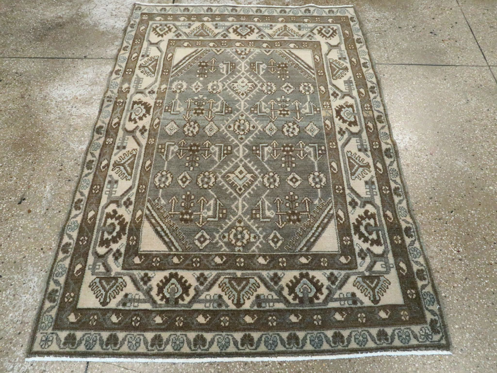 Vintage Persian Malayer Rug, No.26418 - Gsblank