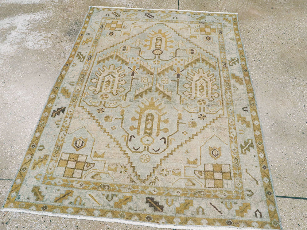 Vintage Persian Malayer Rug (Pair: 2 of 2), No.26419 - Gsblank