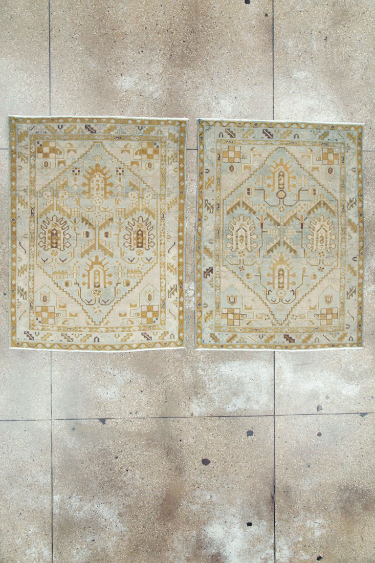 Vintage Persian Malayer Rug (Pair: 2 of 2), No.26419 - Gsblank