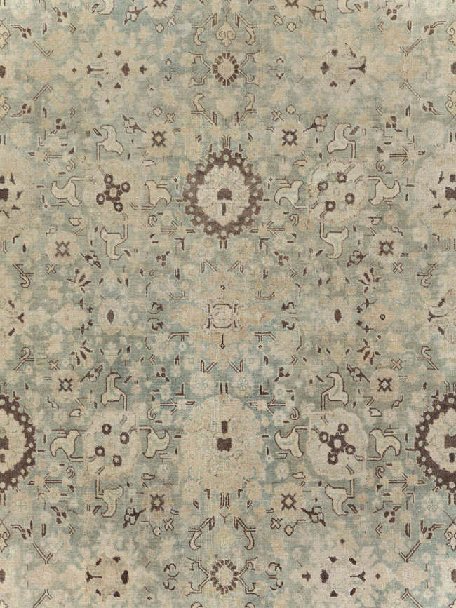 Antique Persian Tabriz Room Size Carpet, No.26421 - Gsblank