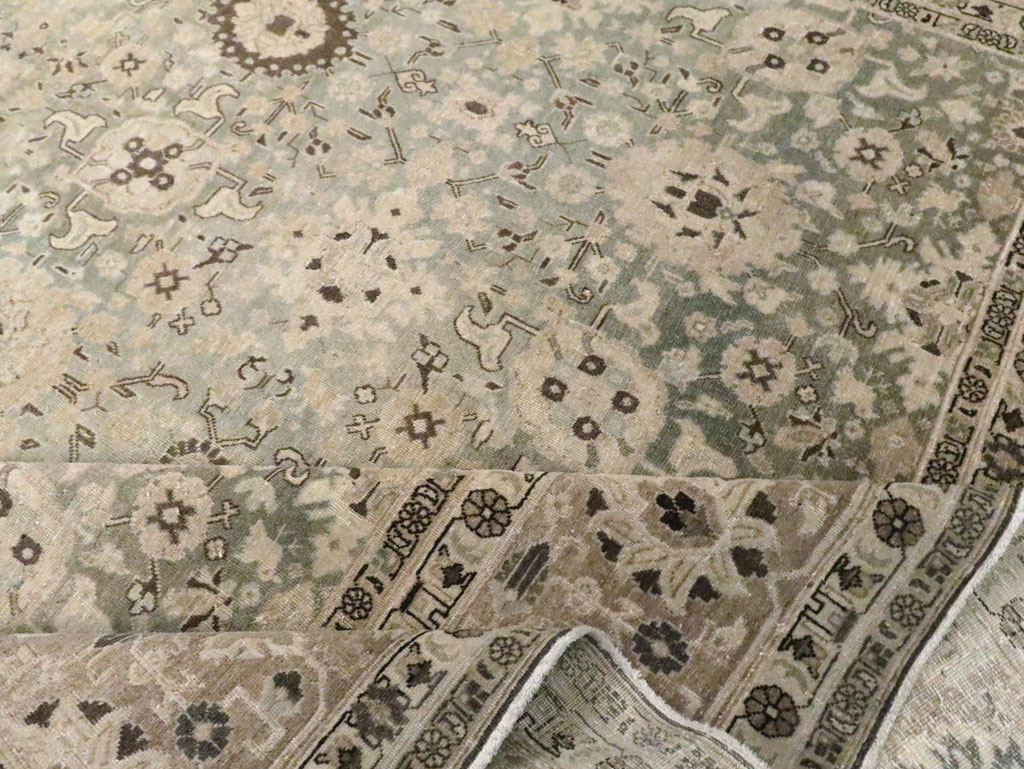 Antique Persian Tabriz Room Size Carpet, No.26421 - Gsblank